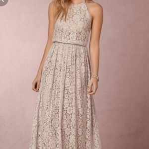 Blue and Blush Donna Morgan for Anthropologie BHLDN Bridesmaid Dress Size 6